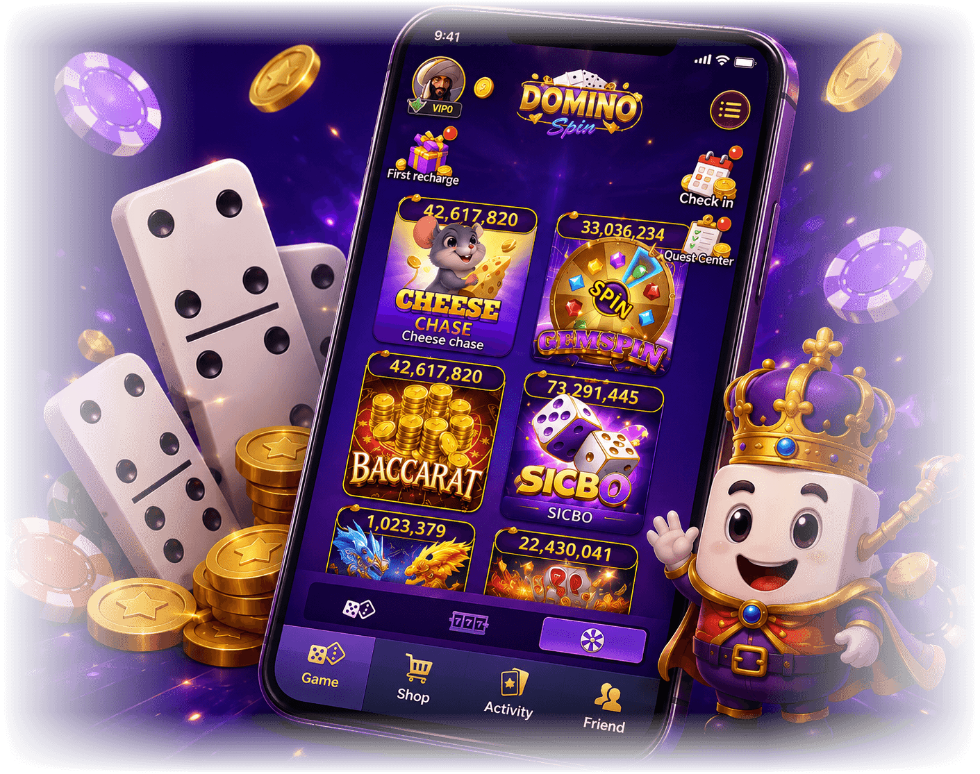 DOMINO SPIN game preview
